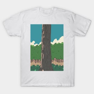 Woodland forest. T-Shirt